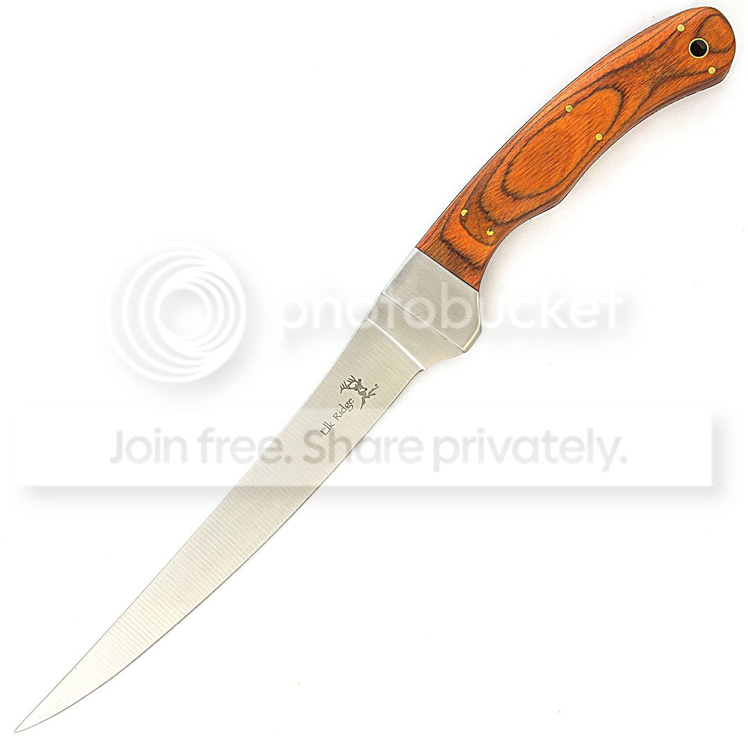 12.5" ELK RIDGE STAINLESS STEEL FISH FISHING FILET FILLET CAMPING